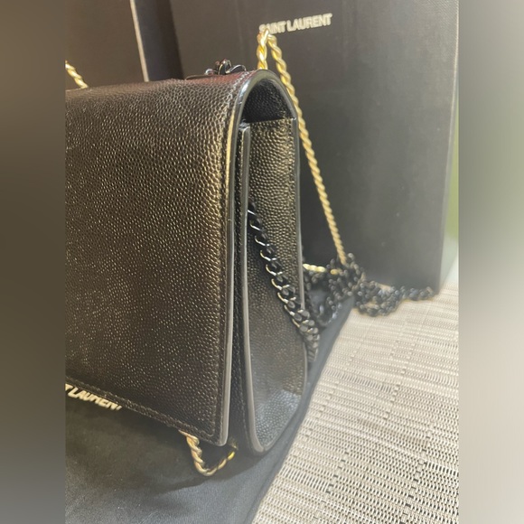 Saint Laurent $2200 | Kate Small YSL Crossbody in Grained Leather | Full Set! - Picture 10 of 17